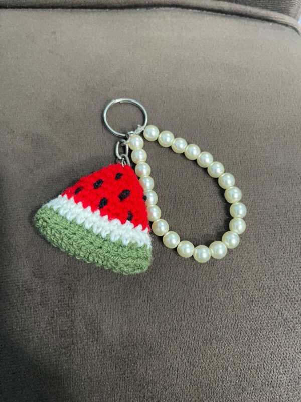 Handmade WaterMelon Crochet Keychain – Authentic & Unique Souvenir Gift