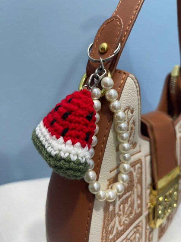 Handmade WaterMelon Crochet Keychain – Authentic & Unique Souvenir Gift