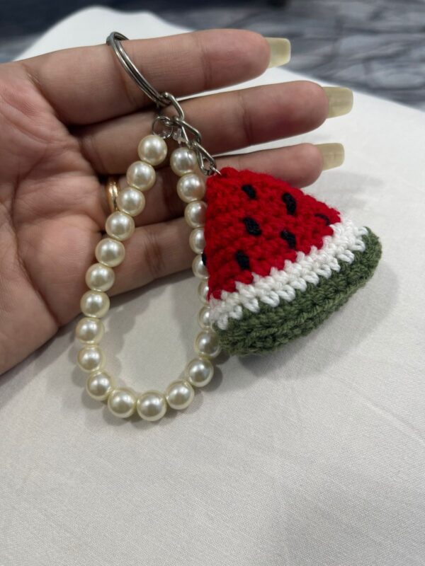 Handmade WaterMelon Crochet Keychain – Authentic & Unique Souvenir Gift