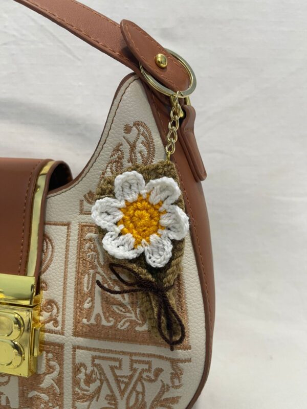 Every Key Deserves a Bloom 💐🔑 – Adorable Mini Crochet Flowers