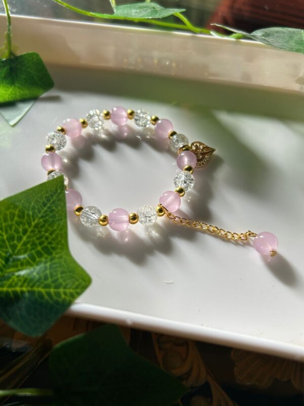 💗🌿 Whisper of Elegance - Charm Bead Bracelet ✨🔮