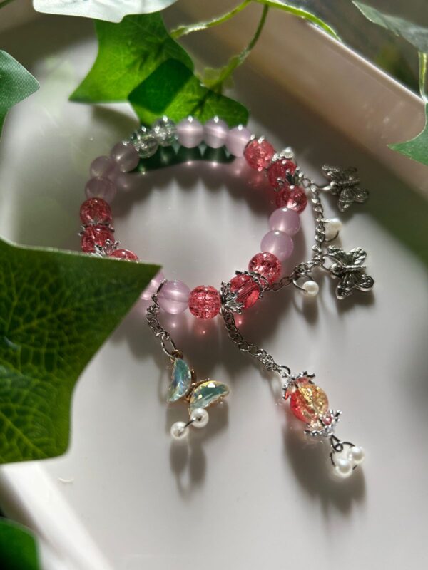 🦋🌸 Enchanted Flutter - Fairy Garden Charm Bracelet 💫✨