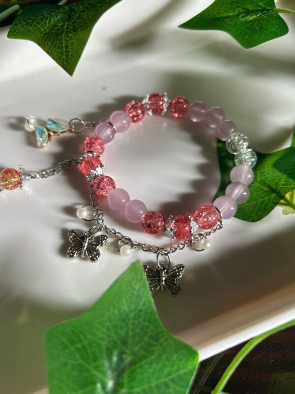 🦋🌸 Enchanted Flutter - Fairy Garden Charm Bracelet 💫✨