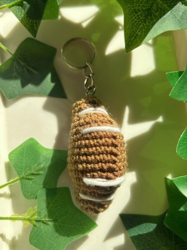 Adorable Crochet Foodie Keychains & Charms 🍳🥨🍪