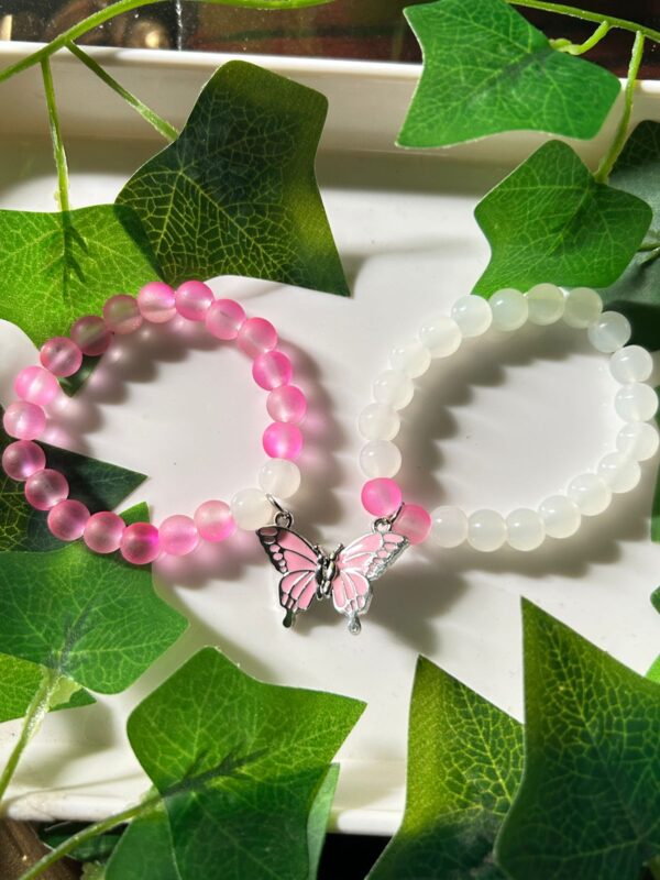 Ethereal Butterfly Duo Bracelets 🦋✨ - Handmade Beaded Collection