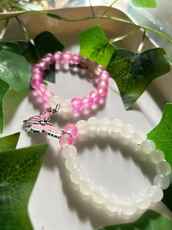 Ethereal Butterfly Duo Bracelets 🦋✨ - Handmade Beaded Collection