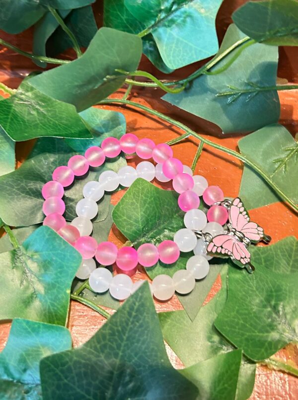Ethereal Butterfly Duo Bracelets 🦋✨ - Handmade Beaded Collection