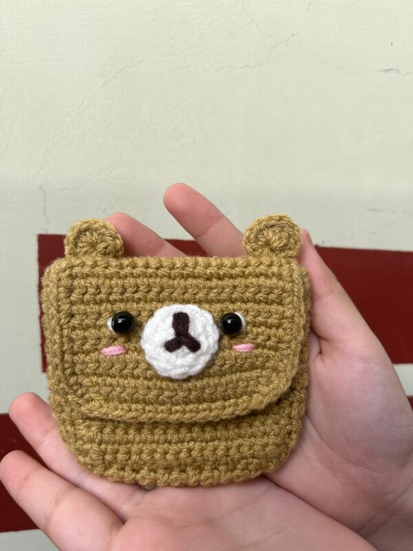 🐻Pocket Teddy – Handmade Crochet Wallet 👜🐻