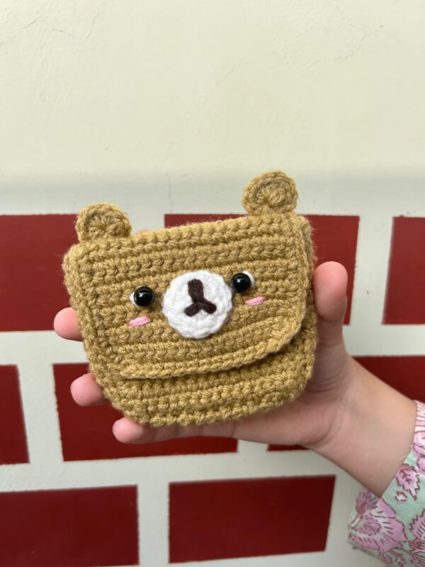 🐻Pocket Teddy – Handmade Crochet Wallet 👜🐻