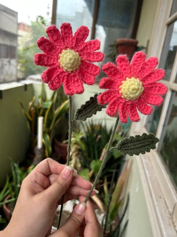💐💕Floral Whimsy – Handmade Yarn Garden