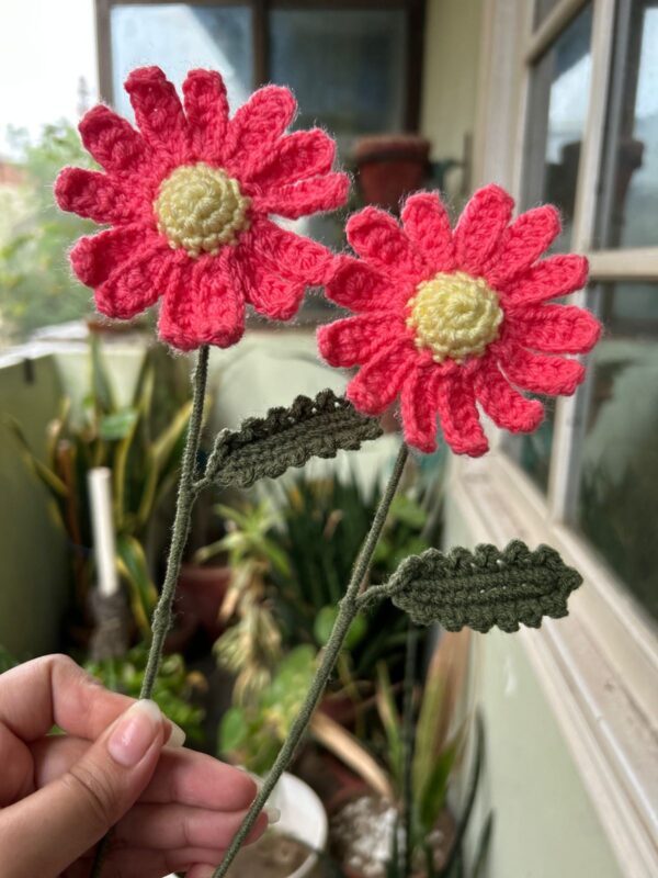💐💕Floral Whimsy – Handmade Yarn Garden