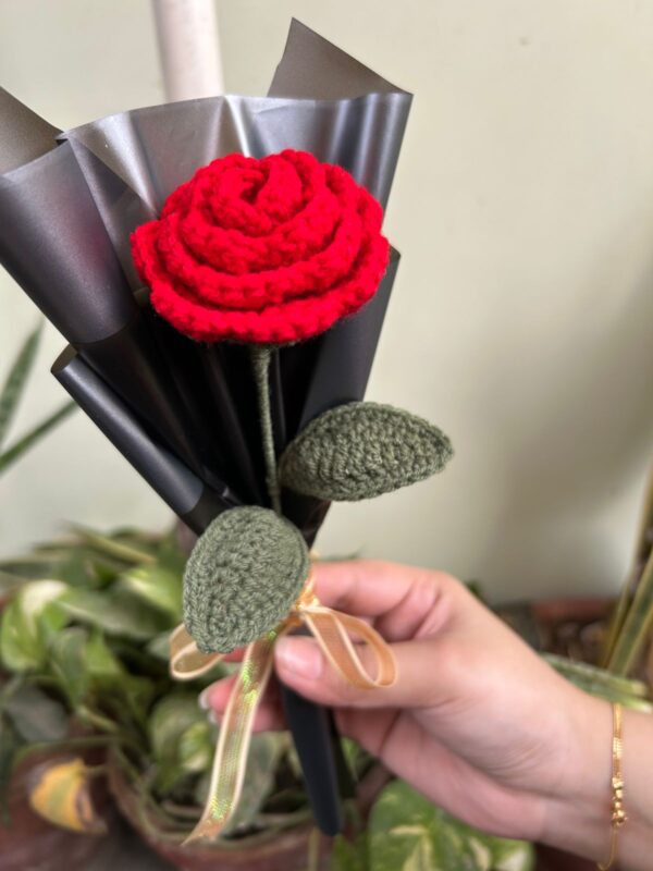💜❤️Artisan Crochet Flower - Red/Purple  Edition 🧵