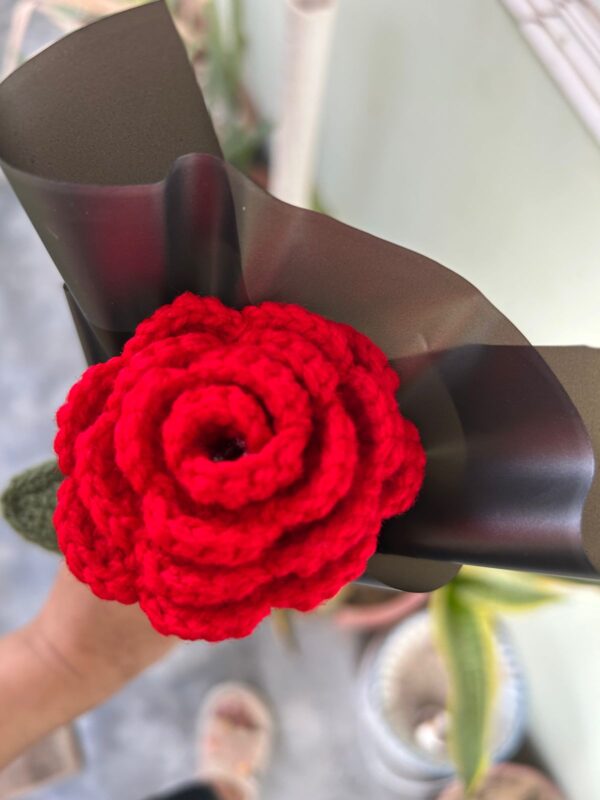 💜❤️Artisan Crochet Flower - Red/Purple  Edition 🧵