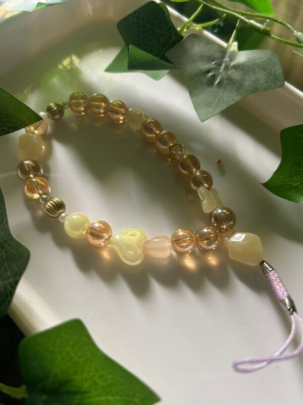 ✨ Golden Honey Handmade Mobile Charm 🍯✨