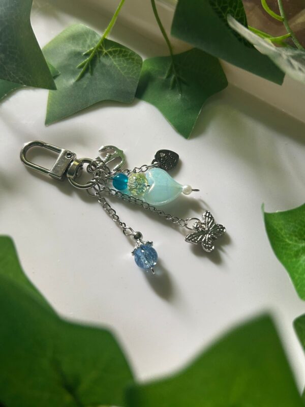 🌊 Ocean Breeze & Butterfly Dreams Handmade Keychain 🦋🌊