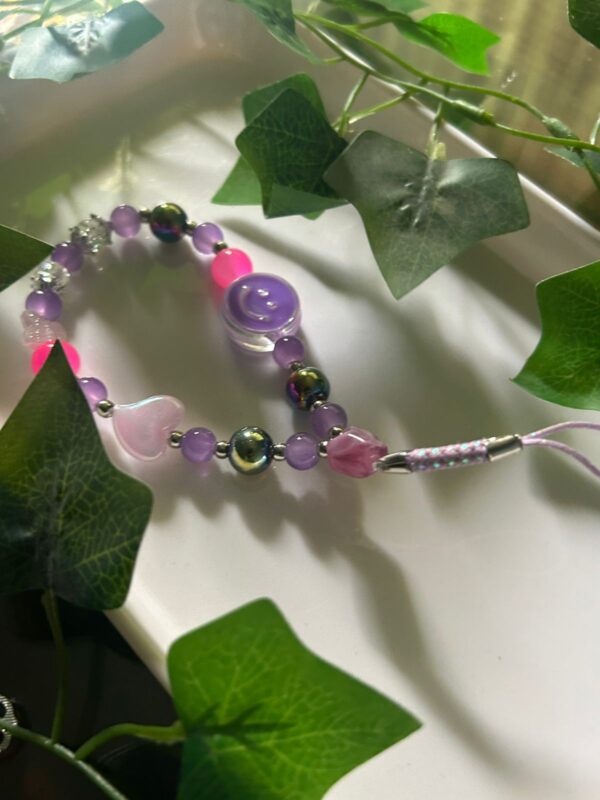 💜 Whimsical Dreamland Handmade Mobile Charm 🌙💜