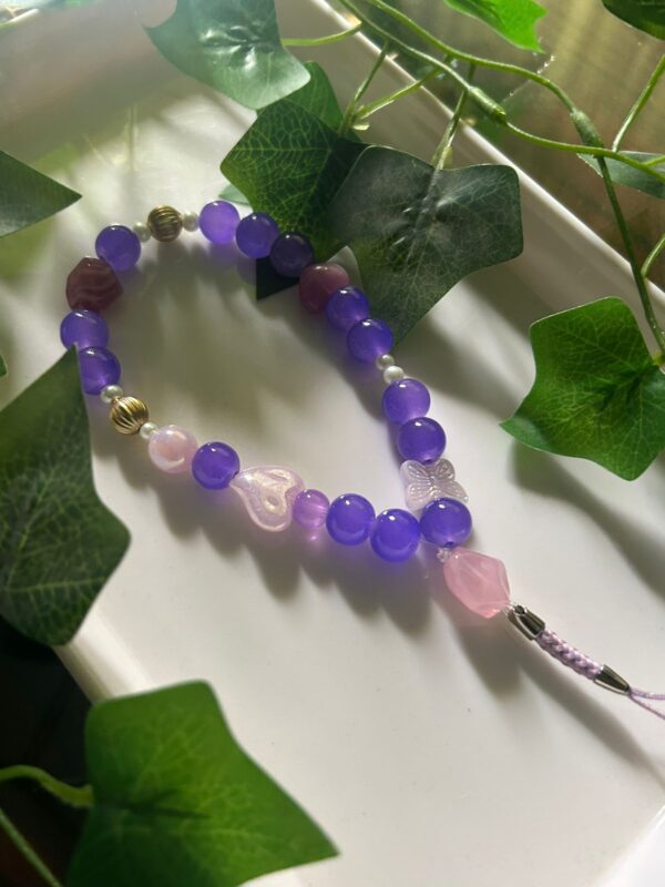 🍇Sweet Berry & Rose Handmade Mobile Charm 🍇🌸