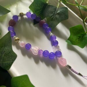 🍇Sweet Berry & Rose Handmade Mobile Charm 🍇🌸
