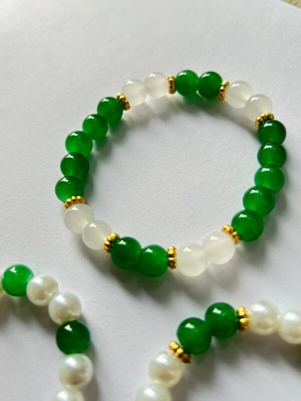 🇵🇰 14th August Azaadi Bracelet – Green & White Edition