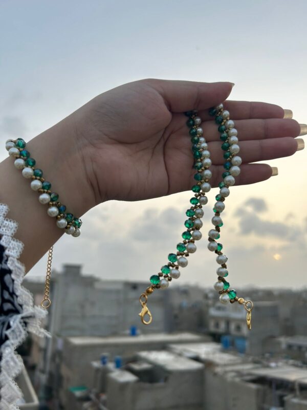 🇵🇰 14th August Azaadi Bracelet – Green & White Edition