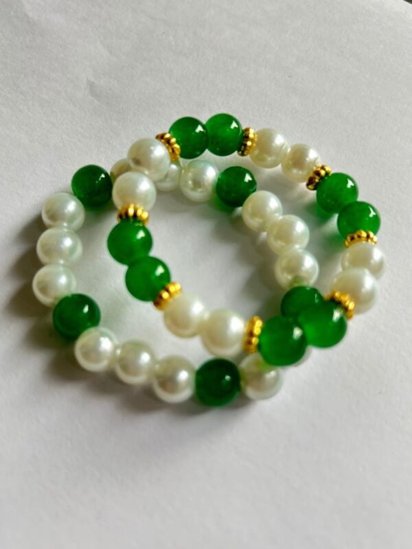 🇵🇰 14th August Azaadi Bracelet – Green & White Edition