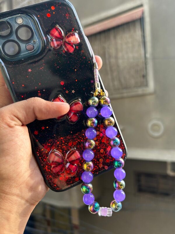 🎀"Pink & Purple Galaxy" Beaded Mobile Charm