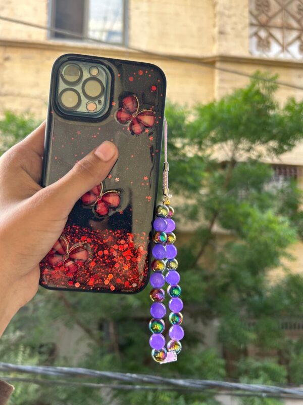 🎀"Pink & Purple Galaxy" Beaded Mobile Charm