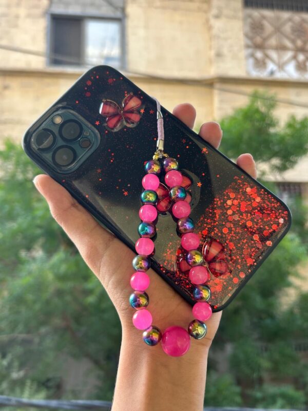 🎀"Pink & Purple Galaxy" Beaded Mobile Charm