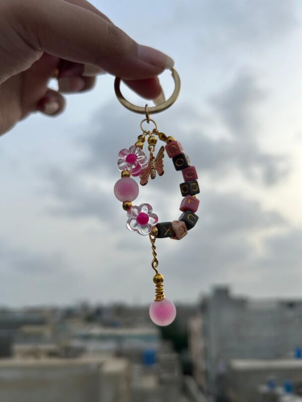 🌸✨"Good Luck Butterfly" Handmade Keychain