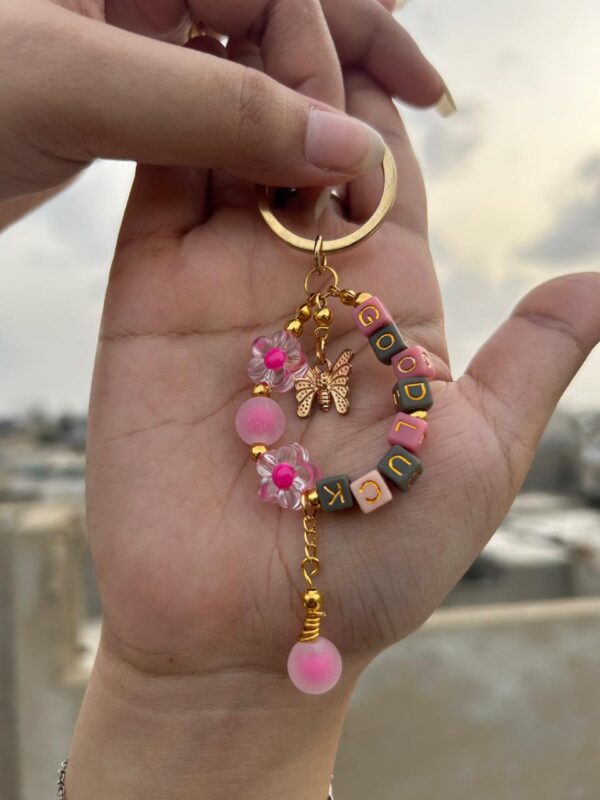 🌸✨"Good Luck Butterfly" Handmade Keychain