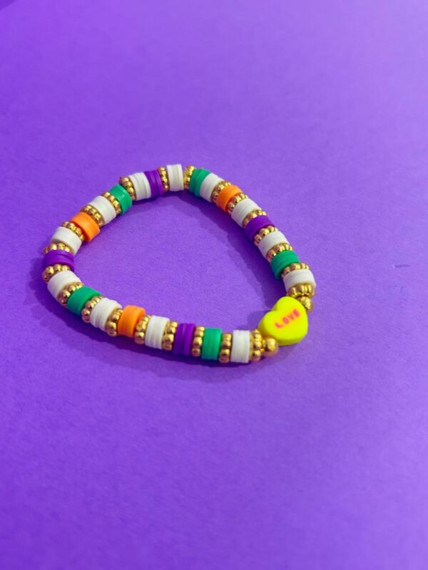 🎀 "ColorBurst" Handmade Bead Bracelets