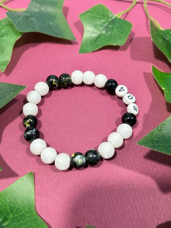 🖤 804 Imran Khan Tribute Bracelet – Handmade Elegance 🤍