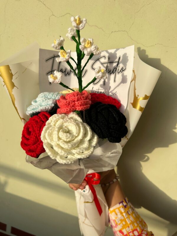 🧶💐 Handmade Crochet Bouquet 💐🧶
