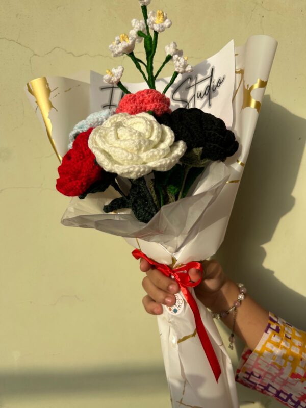 🧶💐 Handmade Crochet Bouquet 💐🧶