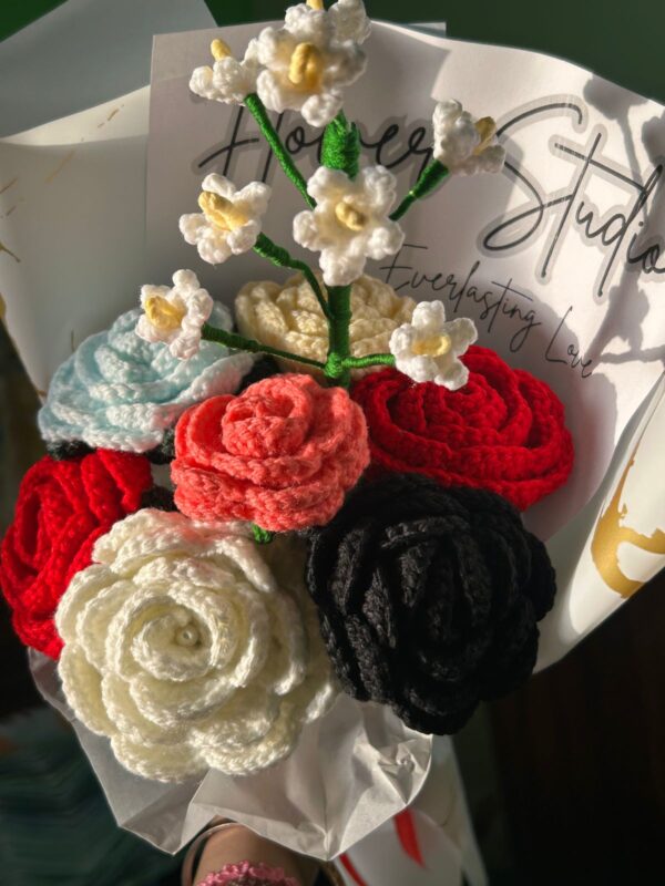 🧶💐 Handmade Crochet Bouquet 💐🧶